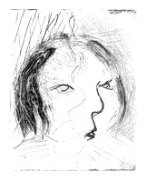 Face (Etching)