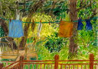 Still Life with Clothesline 3